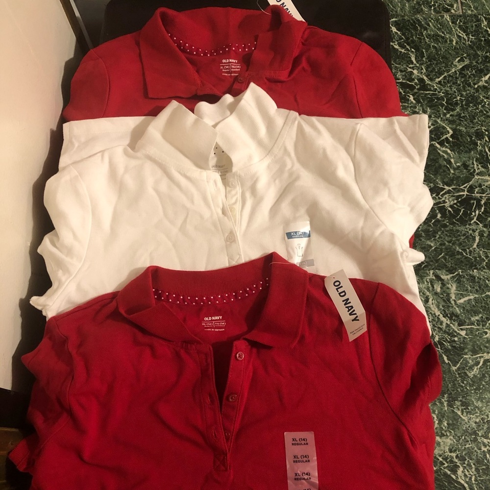 Old Navy uniform shirts